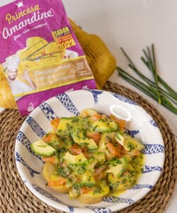 Ensalada nórdica con vinagreta de Eneldo